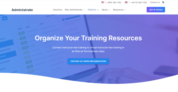 onboarding lms - administrate